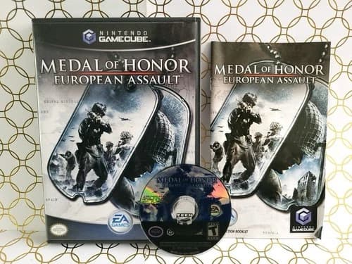 Medal of Honor European Assault GameCube Complete CIB W/ Manual