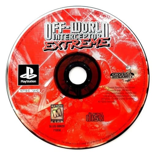 Off-World Interceptor Extreme (Sony PlayStation 1, 1995) Disc Only Tested Works
