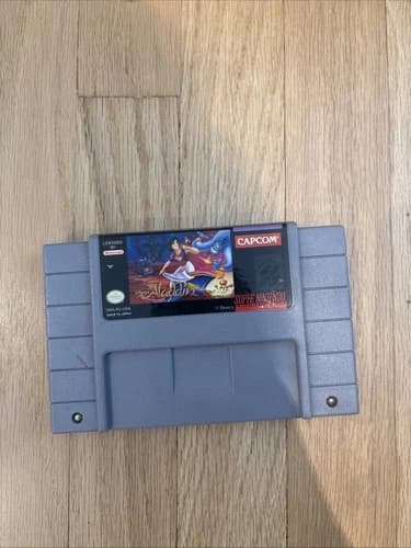 Disney's Aladdin Super Nintendo SNES Game Game Only Tested Working