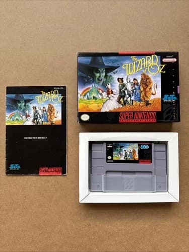 The Wizard Of Oz Super Nintendo SNES CIB Tested