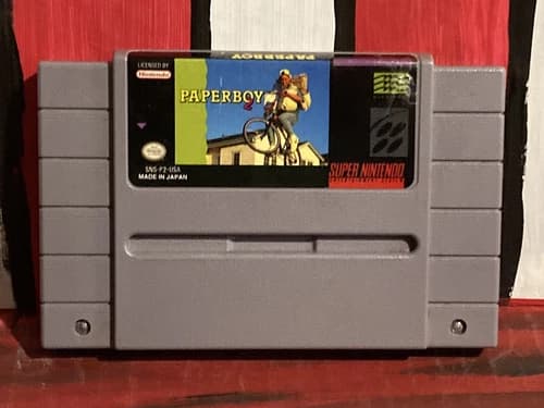 Paperboy 2 Super Nintendo Entertainment System 1991 SNES Tested Working