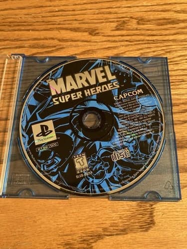 Marvel Super Heroes Sony PlayStation 1 PS1 ~ Works. Read ~ Fast Shipping!