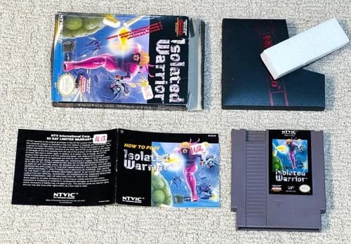 Isolated Warrior (Nintendo NES Game) Complete CIB - Authentic - Tested