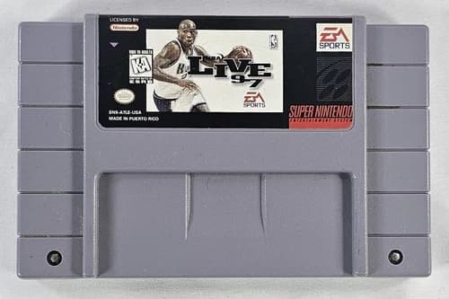 NBA Live 97 (Super Nintendo Entertainment System, 1996) SNES - Tested & Working