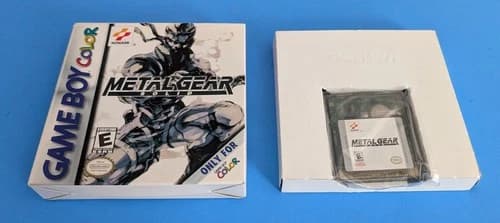 Metal Gear Solid Game Boy Color GBC In Box NOT Complete CIB