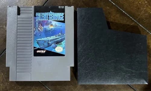 Silent Service (Nintendo Entertainment System, 1989) NES Game Tested And Working
