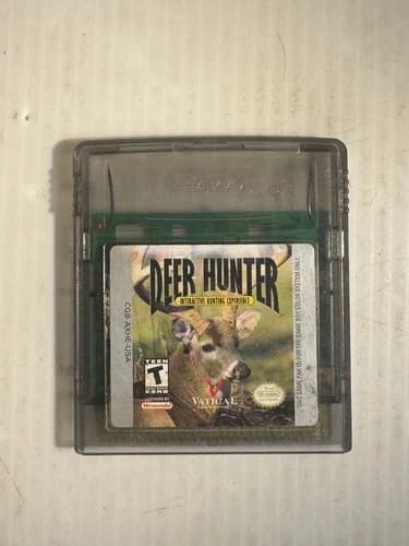 Deer Hunter: Interactive Hunting Experience - Nintendo GAME BOY COLOR