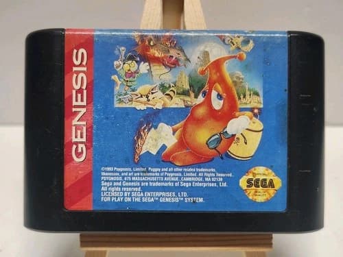 Puggsy Sega Genesis Cartridge Only Tested & Working Authentic USA Rough Label
