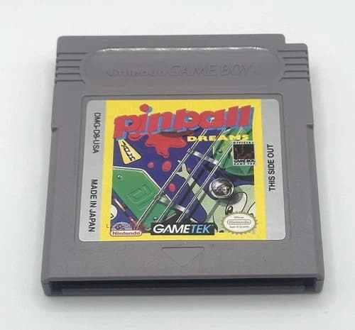 Pinball Dreams Nintendo Gameboy Cartridge Only Authentic Tested And Working