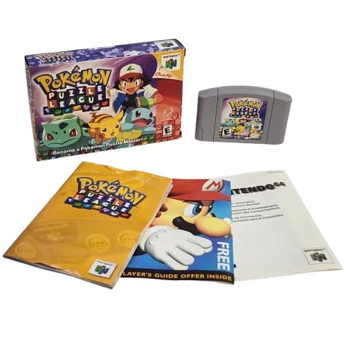 Pokémon Puzzle League N64 Nintendo- CIB