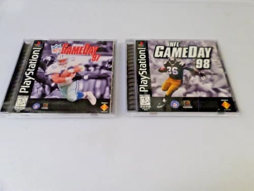 NFL GameDay '97 & '98 - (Sony PlayStation 1, 1996) - 2 COMPLETE GAMES
