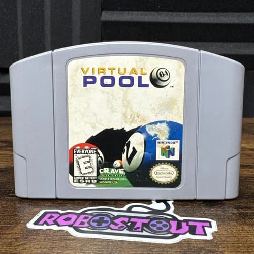 Virtual Pool (Nintendo N64) Cleaned, Tested & Authentic⭐