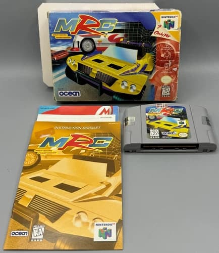 MRC Multi Racing Championship Nintendo 64 N64 CIB Complete W/ Manual Authentic