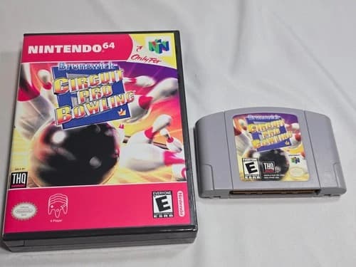 Brunswick Circuit Pro Bowling - Nintendo 64 N64 - Cart Only - AUTHENTIC - TESTED