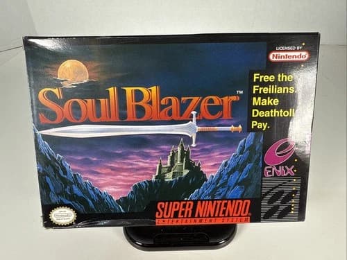 Soul Blazer (Super Nintendo Entertainment System, 1992) CIB excellent