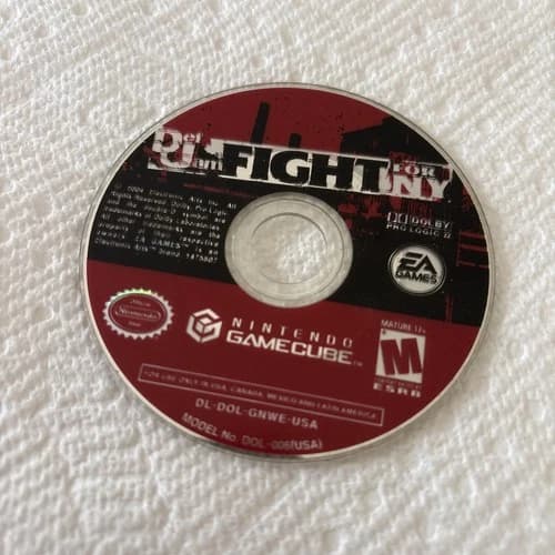 Def Jam Fight for NY Nintendo GameCube 2004 Disc Only Tested Authentic