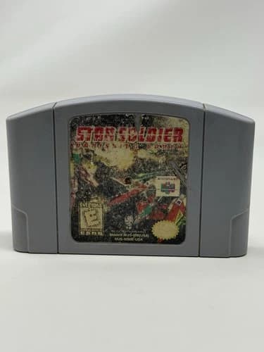 Star Soldier Vanishing Earth Nintendo 64 N64 Authentic Clean Pins Tested Rare