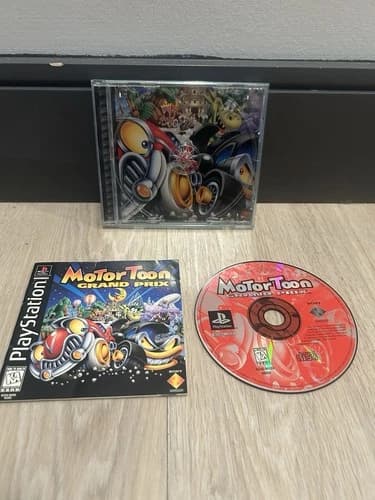 Motor Toon Grand Prix Sony PlayStation 1, 1996 CIB Complete PS1 Tested