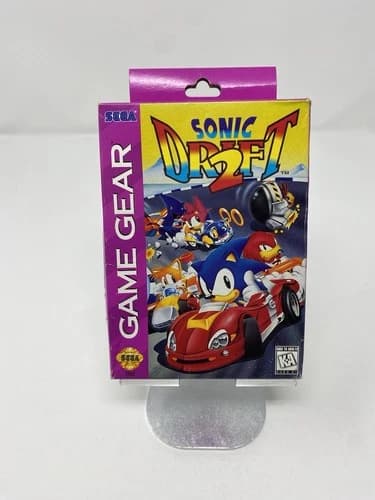 Sonic Drift 2 CIB Sega Game Gear Complete Box Manual Cartridge