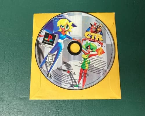 Sony PlayStation 1 PS1 Disc Only TESTED CTR: Crash Team Racing BL