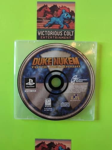 Duke Nukem: Total Meltdown (Sony PlayStation 1, 1997) Game Cd Only!