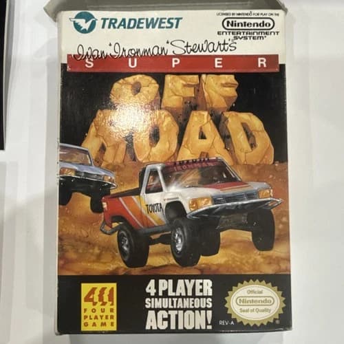 Tradewest Ivan 'Ironman' Stewart's Super Off Road Manual Box Multiplayer NES