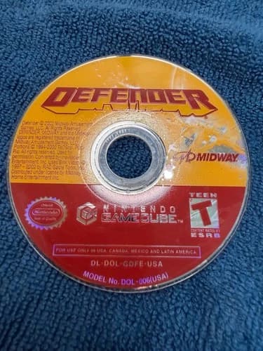 Defender for Nintendo Gamecube Disc Only