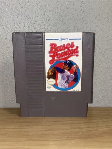 Bases Loaded (Nintendo Entertainment System, NES 1988) Cleaned And Tested