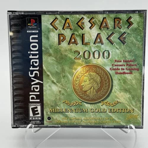 Refurbished Caesars Palace 2000 Millennium Gold Edition PS1 PlayStation 1 - VG
