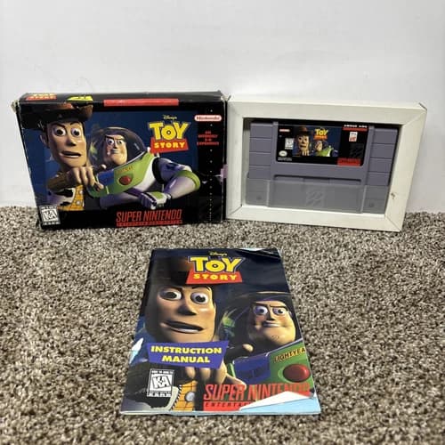 Disney's Toy Story CIB (Complete in Box) for SNES