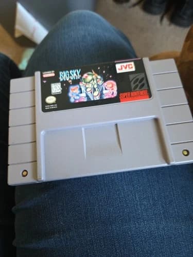 BIG SKY TROOPER SUPER NINTENDO SNES GAME CARTRIDGE ONLY AUTHENTIC TESTED