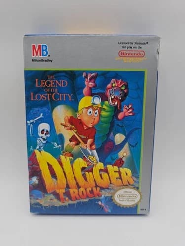 Digger T. Rock: The Legend of the Lost City - NES Nintendo - CIB Clean!