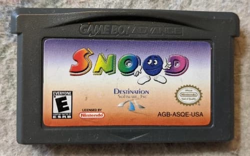 Snood [Nintendo Game Boy Advance - AGB-ASQE-USA]