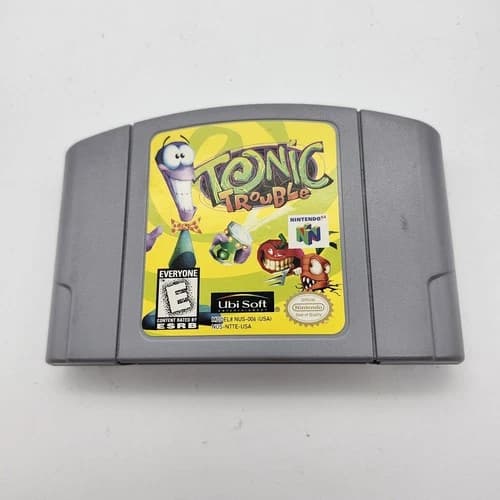 Tonic Trouble Nintendo 64 1999 N64 Cartridge Only Tested Working Authentic