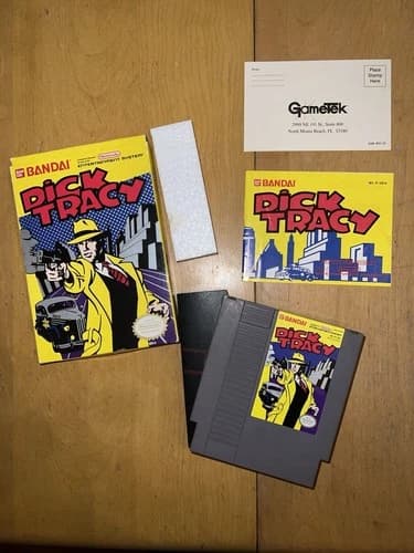 Dick Tracy (Nintendo Entertainment System, 1990) NES CIB Complete