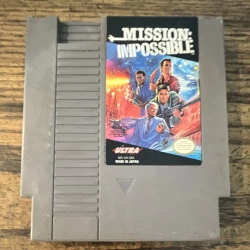 Ultra Mission: Impossible Nintendo NES Game Cartridge NTSC-U/C US/Canada