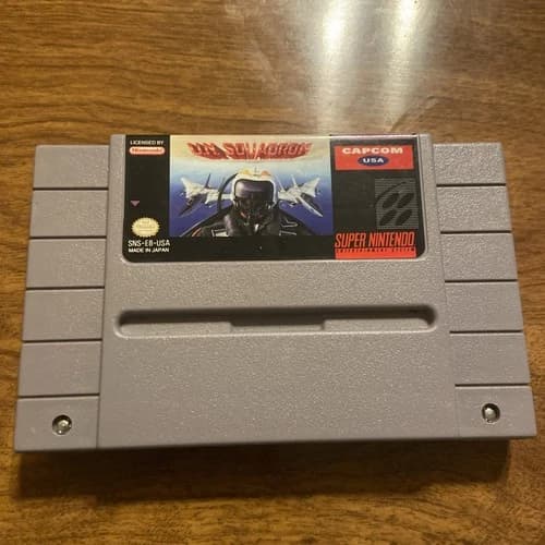 UN Squadron SNES Super Nintendo Authentic Game Cartridge