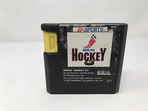 NHLPA Hockey 93 - Sega Genesis - Game Cartridge Only !!