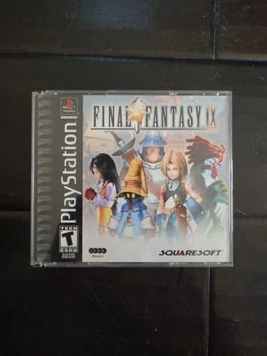 Final Fantasy IX PlayStation 1 PS1 Complete in Box Black Label