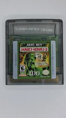 Army Men Sarges Heroes 2 (Nintendo Game Boy Color GBC) Original Game