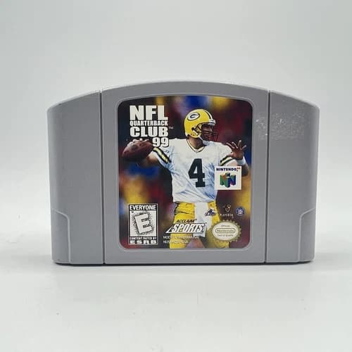 Nintendo N64 NFL Quarterback Club 99 Tested & Working Acclaim Game Cartridge