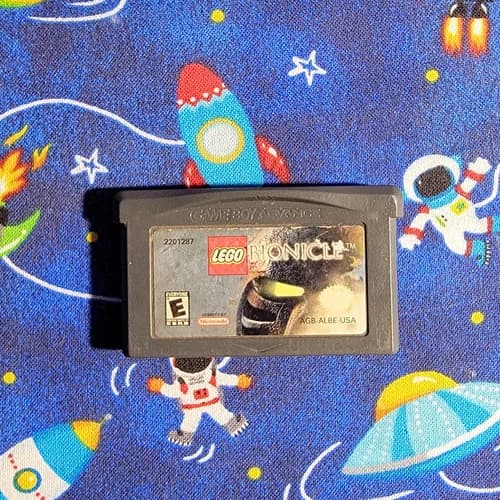 Lego Bionicle Game Boy Advance Nintendo GBA Handheld Authentic Tested Saves