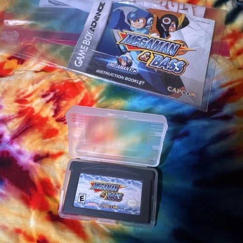 Mega Man and Bass (Nintendo Game Boy Advance, 2003) Cartridge Only Tested