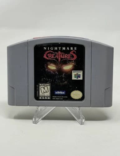 Nightmare Creatures N64 Nintendo 64 Authentic Cleaned Pins Tested Retro Kids Fun