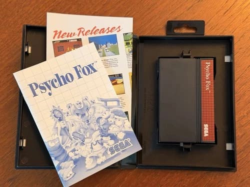 Psycho Fox Sega Master System Complete (minty)