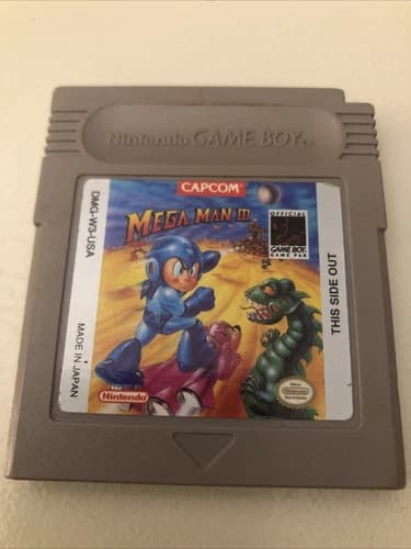 Mega Man III 3 Nintendo Game Boy Cartridge Only