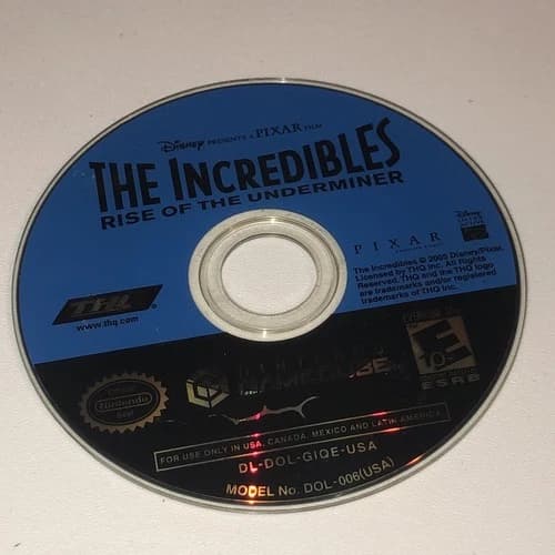 Incredibles: Rise of the Underminer (Nintendo GameCube 2005 - Disc Only Tested