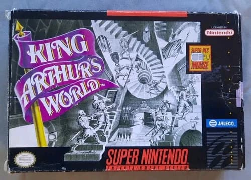 King Arthur's World SNES TESTED Complete In Box Super Nintendo Video Game