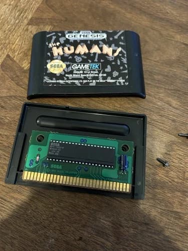 The Humans (Sega Genesis, 1992) Cart Only Authentic And Tested