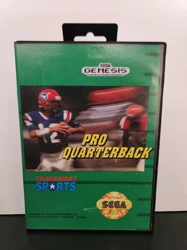 Pro Quarterback (1992) Authentic Sega Genesis CIB